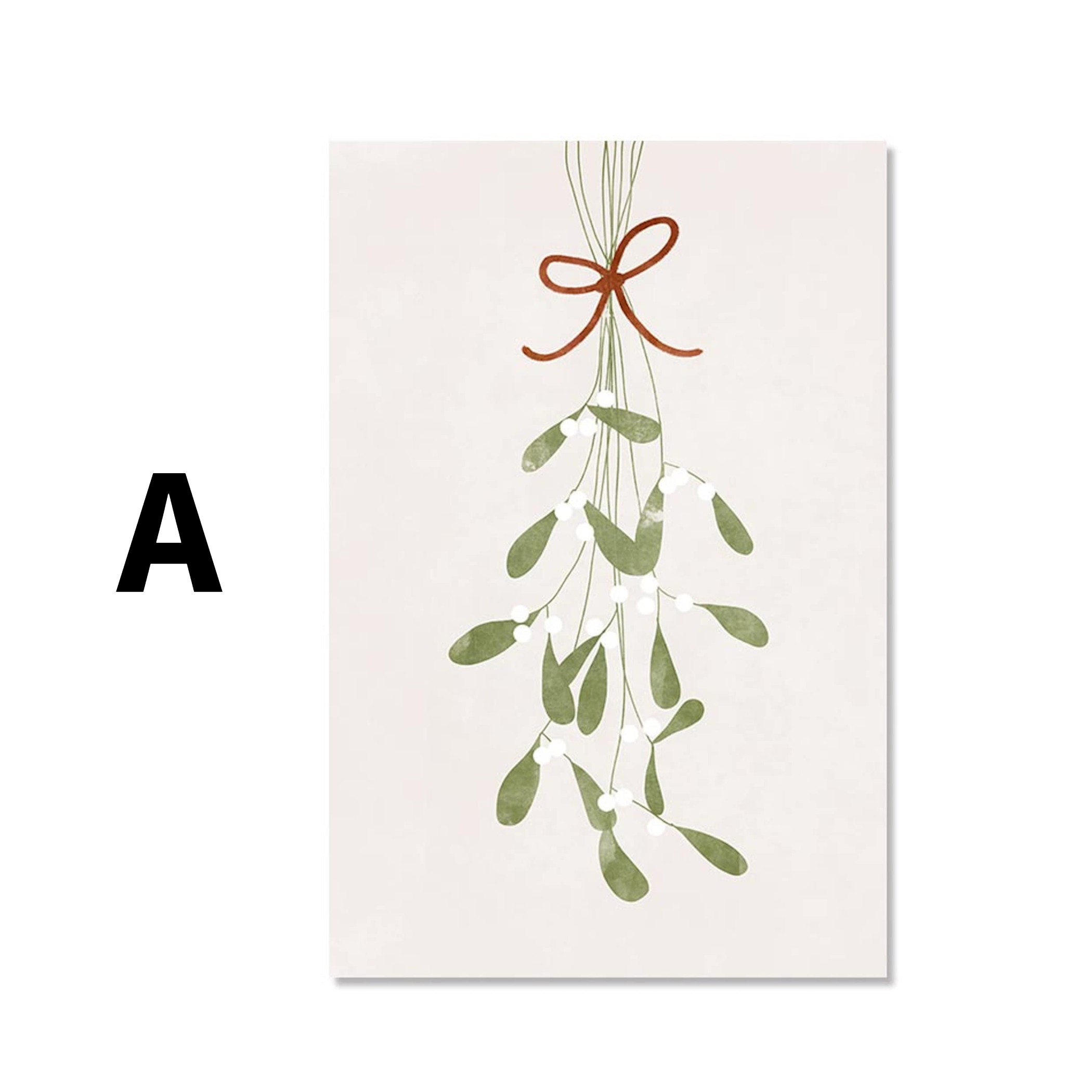 Poster Weihnachtesbaum mit Geschenken als Deko Print ohne Rahmen-2